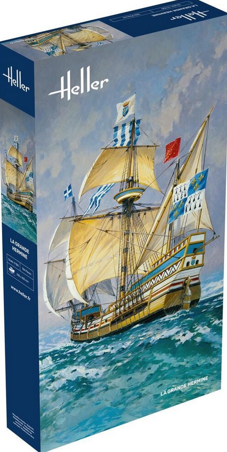 Heller 80841 La Grande Hermine 1:150 Modellbausatz Neu OVP