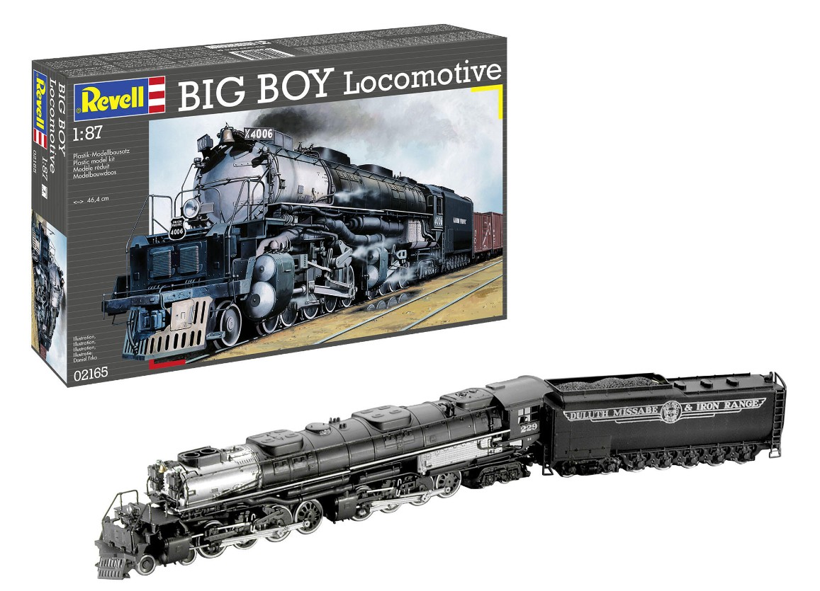 Revell 02165 Big Boy Locomotive 1:87 Spur H0 Bausatz NEU OVP