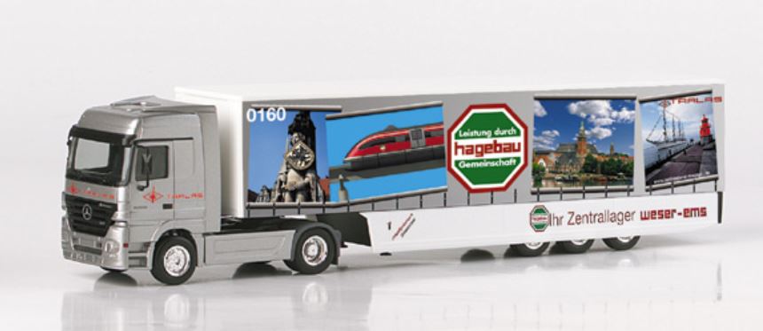 Herpa 149013 Mercedes Benz A LH 02 Safelinersattelzug 1:87 H0 Neu OVP