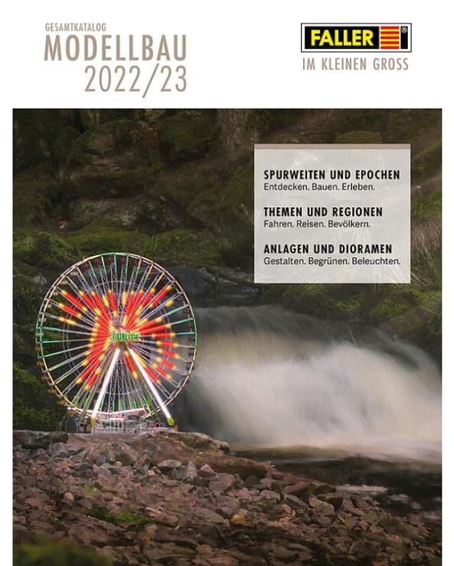 Faller 190909 FALLER Katalog 2022/2023 Neu