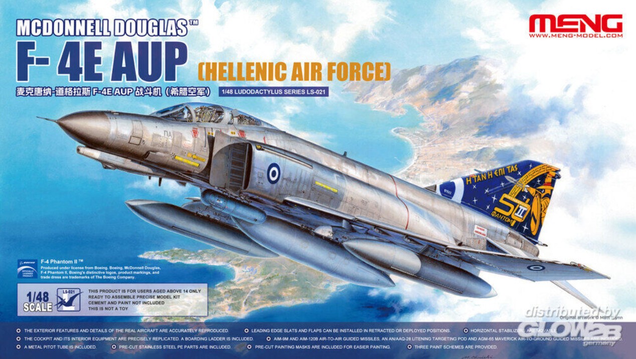 Meng Model LS-021 McDonnell Douglas F-4E AUP (Hellenic Air Force) 1:48