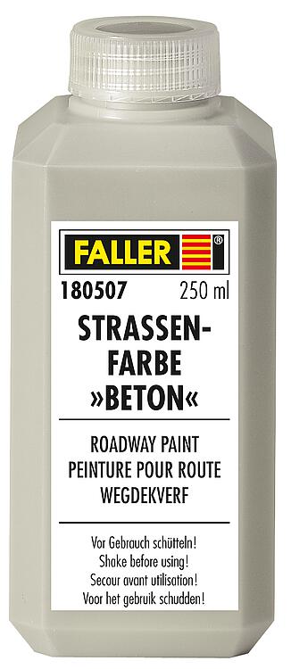 Faller 180507 Straßenfarbe Beton für FALLER Car System, 250 ml