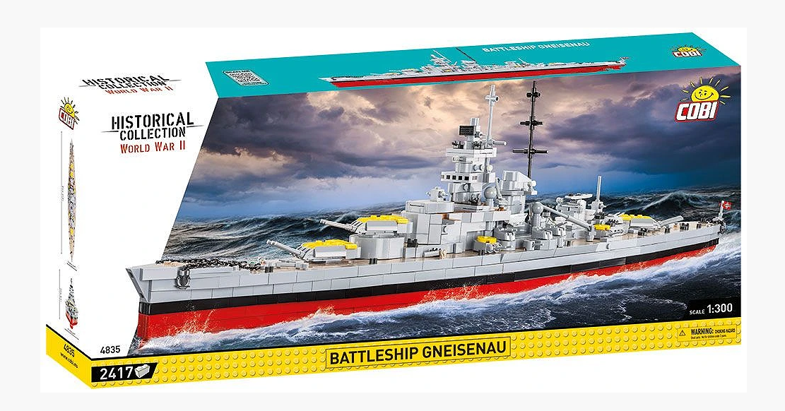 Cobi 4835 Battleship Gneisenau 1:300 Bausatz Neu OVP