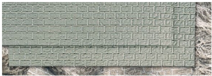 Busch 8612 2 Mauerplatten I/G