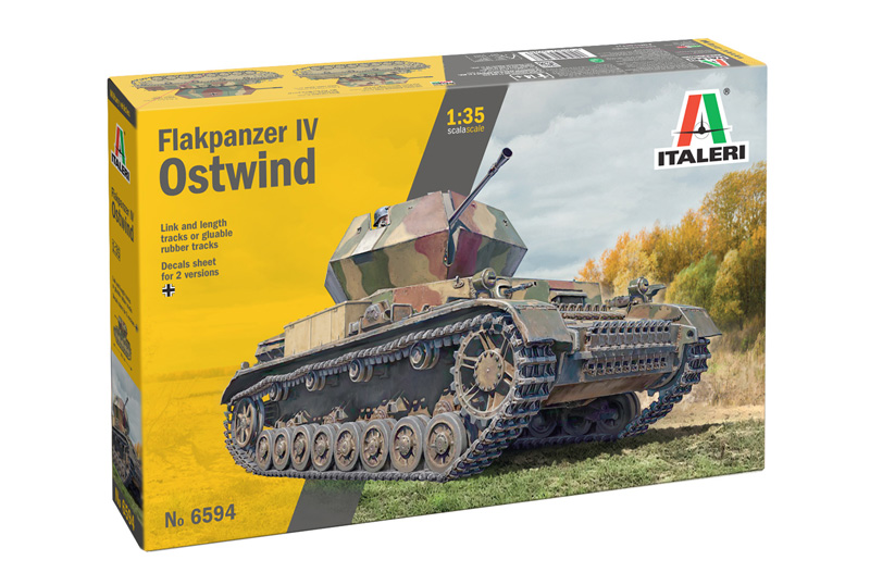 Italeri 6594 Flakpanzer IV Ostwind 1:35 Modellbausatz Neu OVP