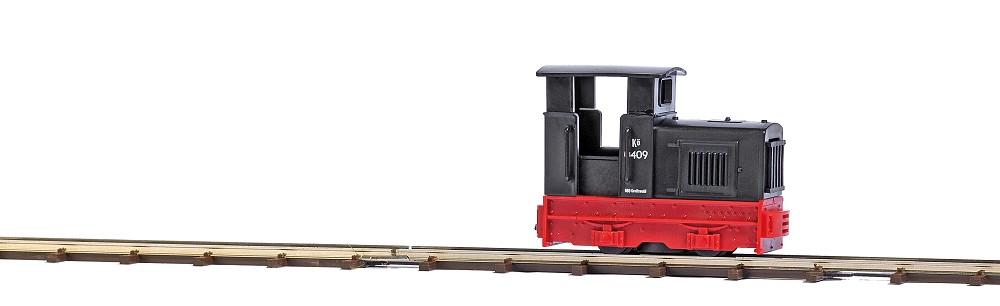 Busch 12114 Diesellok Gemeinder 15/18, schwarz, geschlossen