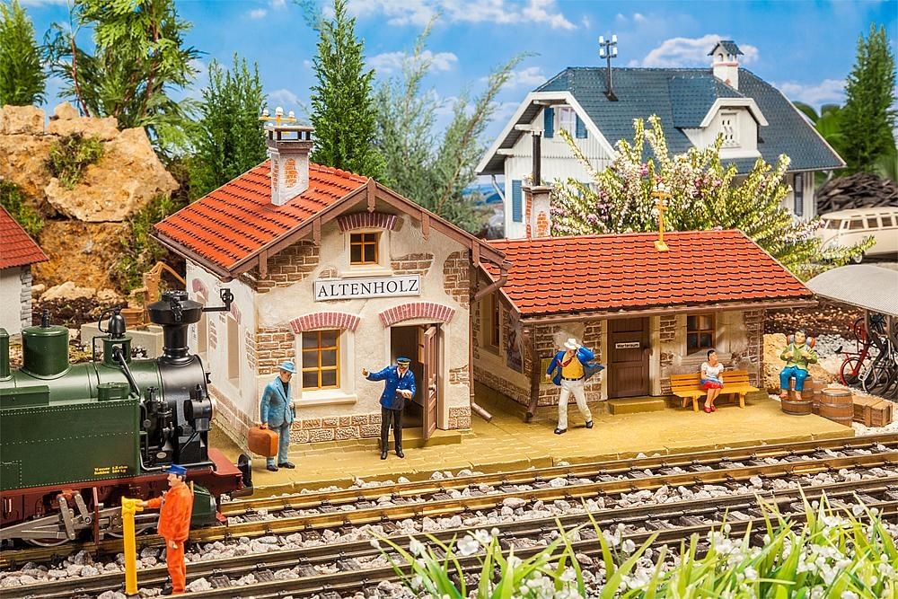 Pola 330896 Bahnhof Altenholz 1:22,5 Spur G Bausatz Neu OVP