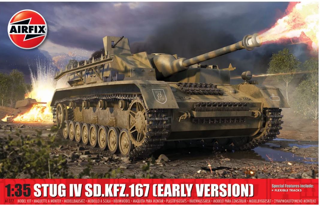Airfix A1377 Stug IV Sd.Kfz.167 1:35 Modellbausatz Neu OVP