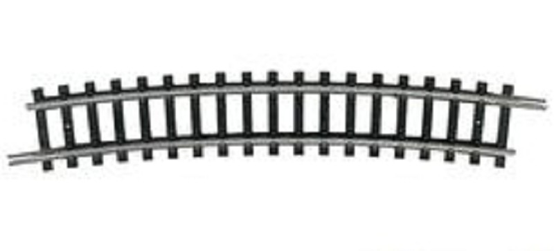 Trix 14927 Gleis gebogen R4 15 Grad Spur N 1:160