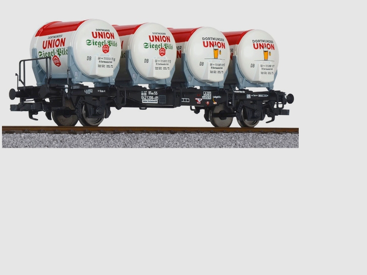 Liliput L235121 Behältertragwagen BT55 mit 4 Behälter Ddikr 624 DB