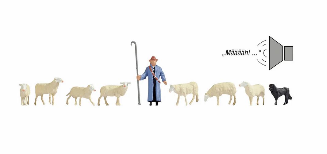 Noch 12911 Schafherde 1:120 Spur TT Neu OVP Figuren Sound-Szene