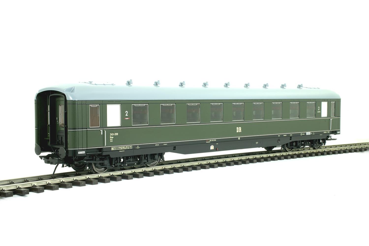 Lenz 41261-04 Schürzenwagen C4ü-38 2.Klasse DR 1:45 Spur 0 Neu
