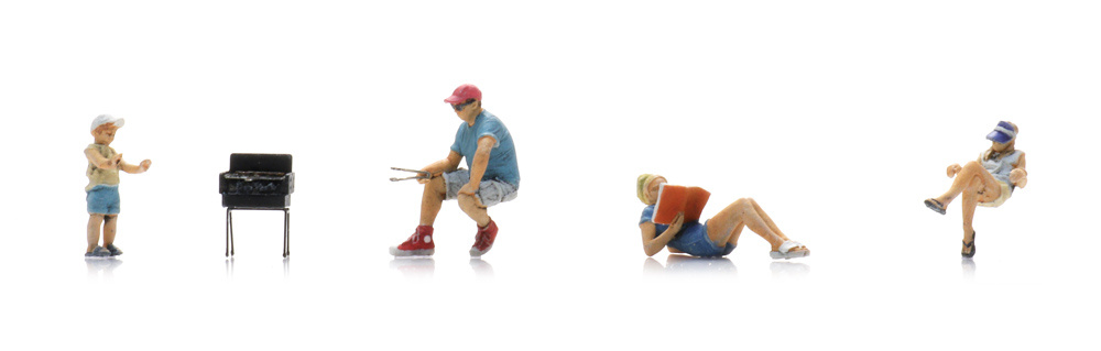 Artitec 5870093 Campingglück: Grillen 1:87 Spur H0 Neu OVP Figuren