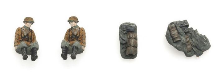 Artitec 387.252 WM Kettenkradbesatz. (2 Fig) + Bepackung Tarnung