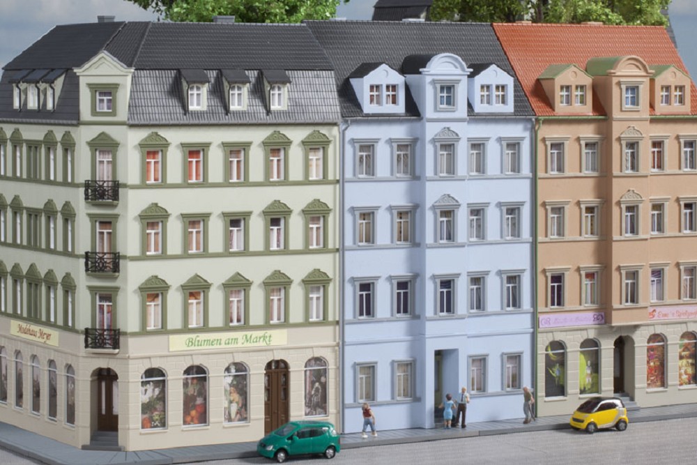 Auhagen 14479 Stadthaus Ringstraße 5 - Spur N - Bausatz - Neu - OVP