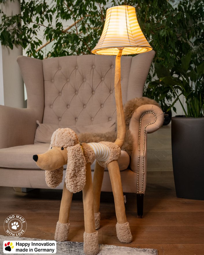 Happy Lamps 10053 Bello - Der treue Pudel - Stehleuchte Neu OVP