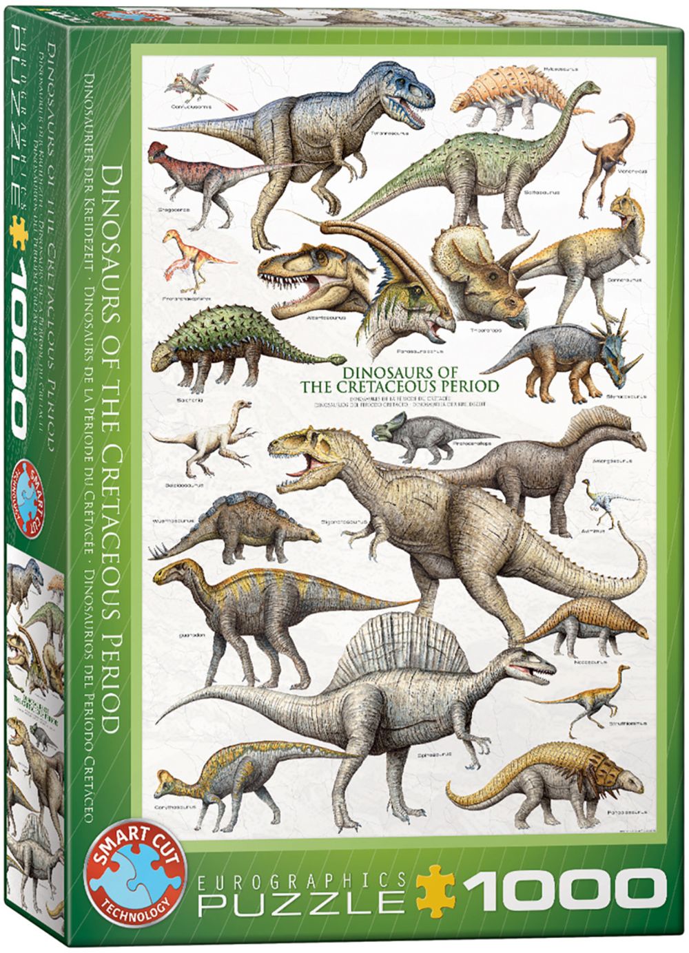EUROGRAPHICS 6000-0098 Dinosaurier der Kreidezeit 1000 Teile Puzzle Neu OVP