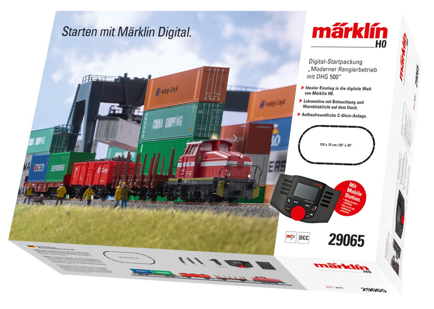 Märklin 29065 Digital-Startpackung Moderner Rangierbetrieb Spur H0