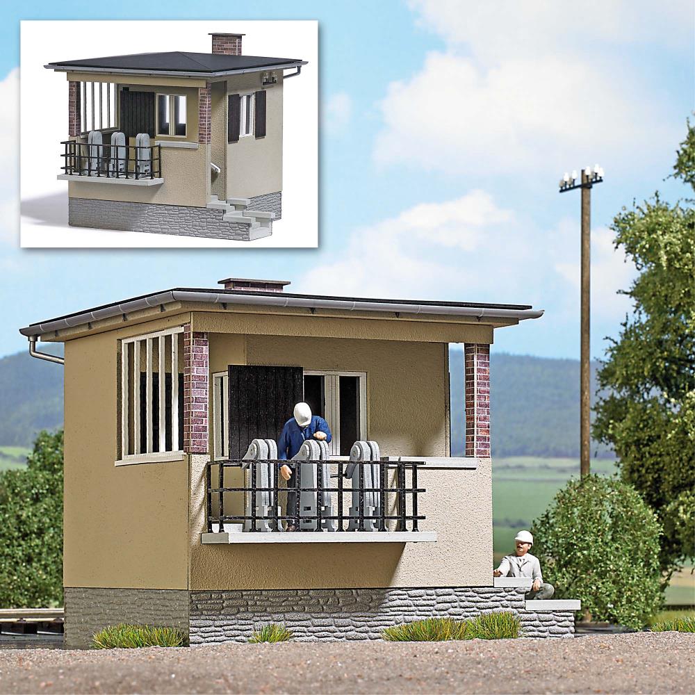 Busch 10021 Schrankenposten 1:45 Spur 0 Bausatz Neu OVP