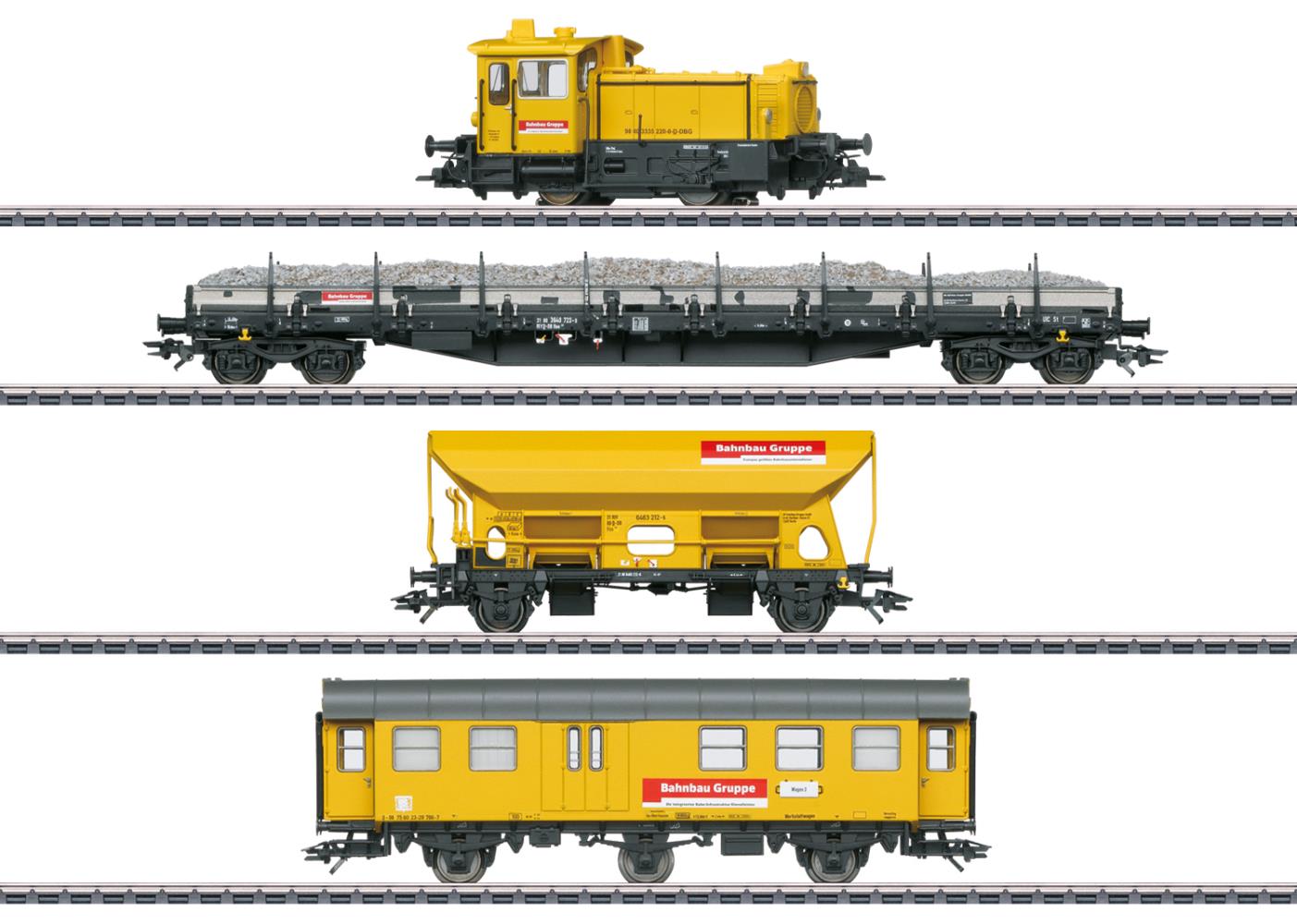 Märklin MHI 26621 Zugpackung "Bahnbau Gruppe" 1:87 Spur H0 AC NEU