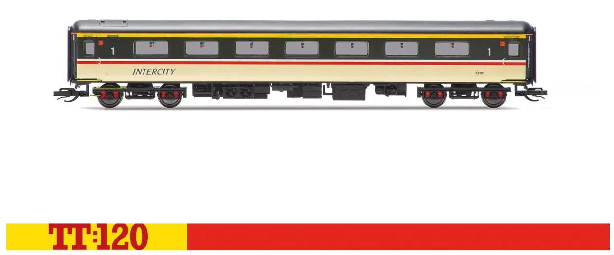 Hornby TT4015 BR Intercity Mk2E First Open 3237 Era 8 Spur TT