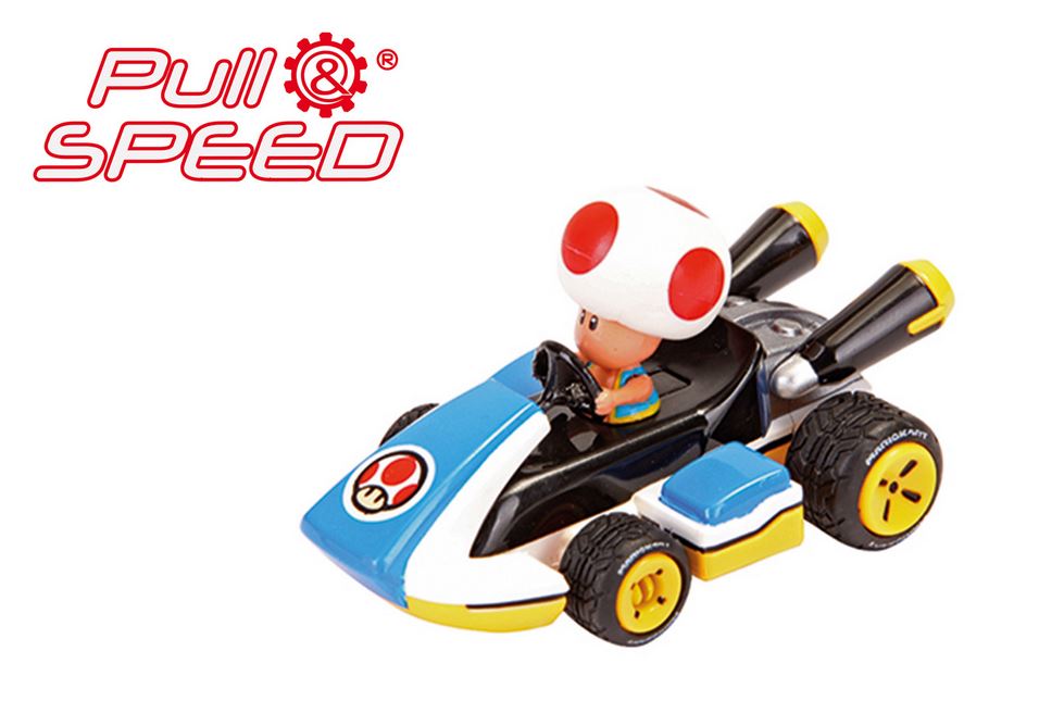 Carrera 17319 Pull & Speed MARIO KART 8 Toad 1:43 Neu OVP
