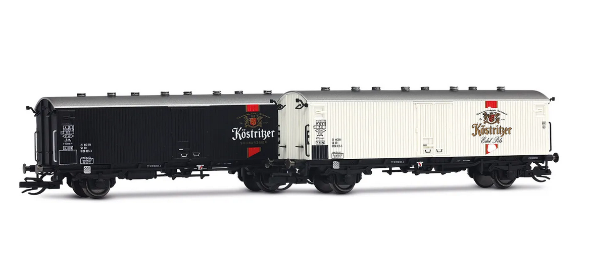 Arnold HN9755 DR 2-tlg Set Kühlwagen „Köstritzer Bier" Ep. IV Spur TT