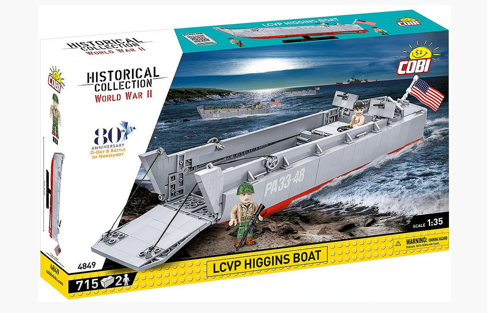 Cobi 4849 LCVP Higgins Boat 1:35 Bausatz Neu OVP
