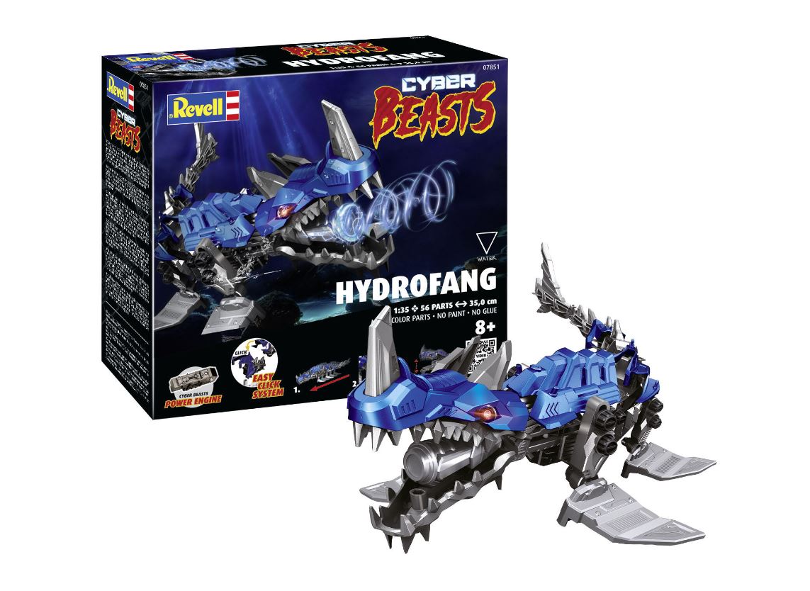 Revell 07851 CyberBeasts HydroFang 1:35 Modellbausatz Neu OVP