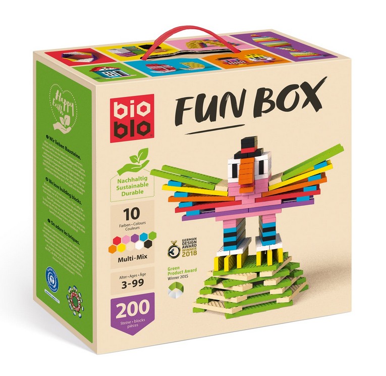 Bioblo 64024 Fun Box "Multi-Mix" mit 200 Bausteinen Neu OVP
