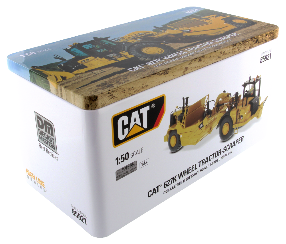 Diecast Masters 85921 Cat 627K Wheel Tractor-Scraper 1:50 Standmodell NEU