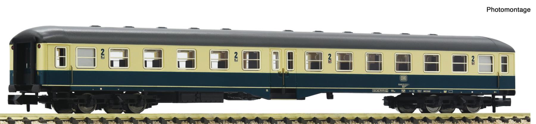 Fleischmann 6260051 Mitteleinstiegswagen 2. Klasse DB 1:160 Spur N DC