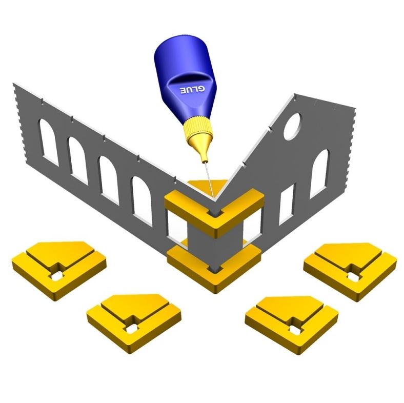 Proses PR-SS-01 "Snap & Glue"-Rechtwinkel - Neu - OVP