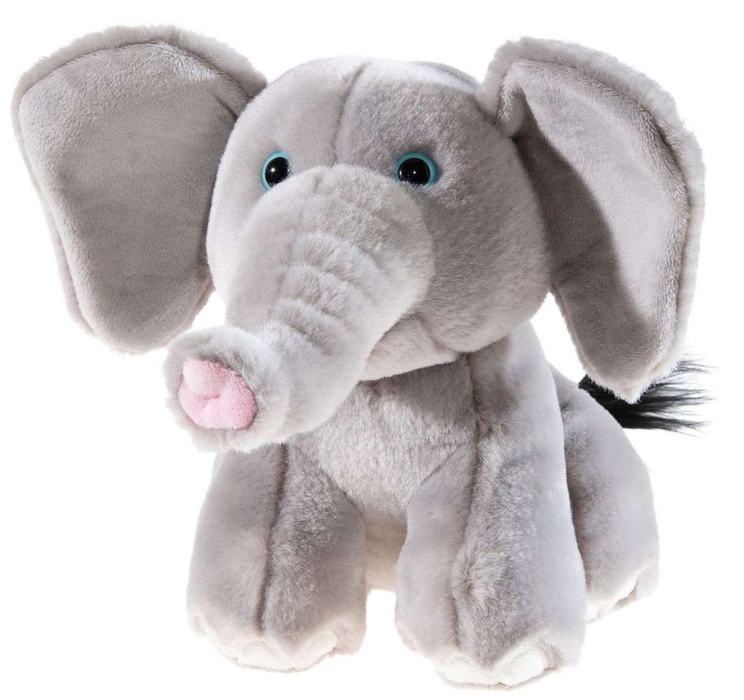 Heunec 239074 Elefant Bedrohte Tiere 25 cm Stoff/Plüsch/Kuscheltier