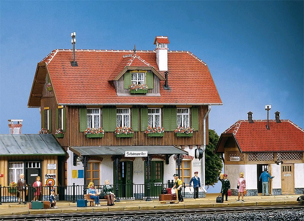 Pola 330901 Bahnhof Schönweiler 1:22,5 Spur G Bausatz Neu OVP