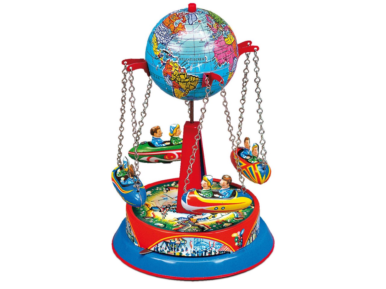 Wilesco 10540 Globus-Kettenkarussell Aufzugswerk Neu OVP