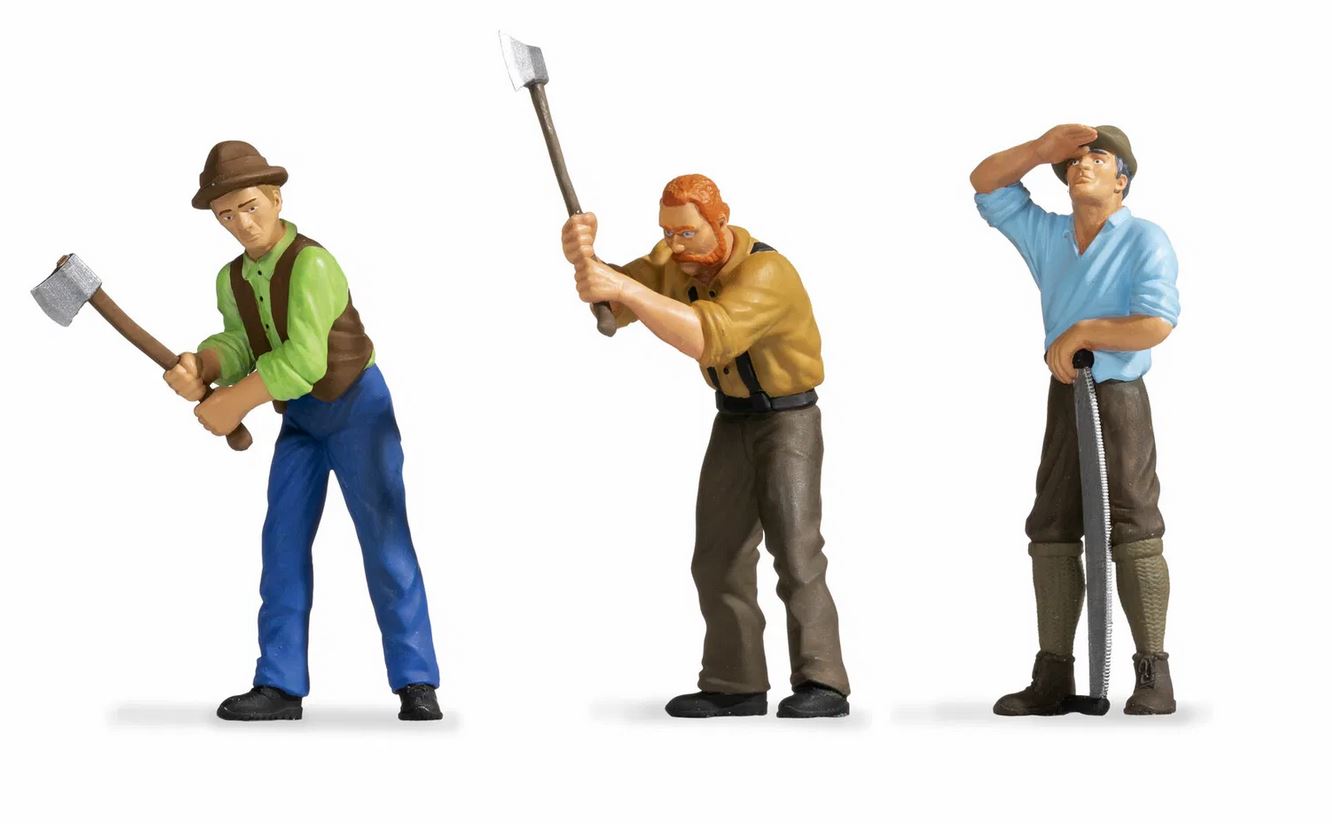 Noch 17133 Holzfäller 1:32 Spur 1 NEU OVP Figuren
