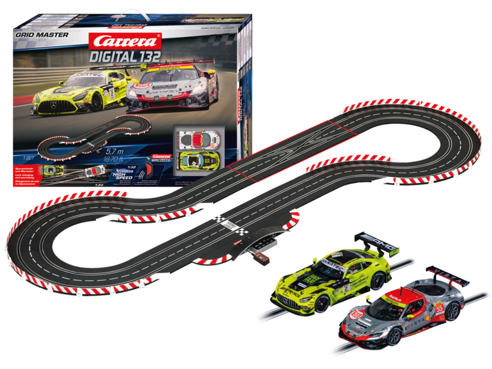 Carrera 20030050 Grid Master Digital 132 Autorennbahn Set NEU OVP