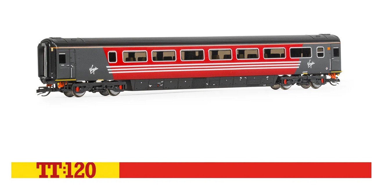 Hornby TT4048 Virgin HST Mk3 Trailer Guard Standard Coach Spur TT