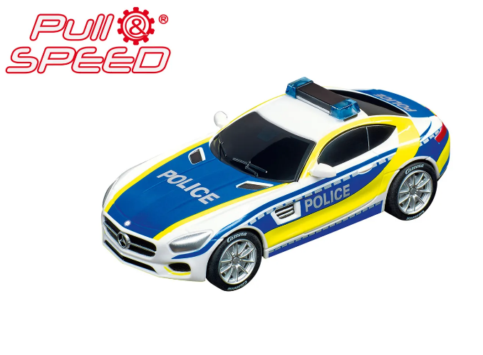 Carrera 17377 Pull & Speed Mercedes-AMG GT 63 "Polizei" 1:43 Neu