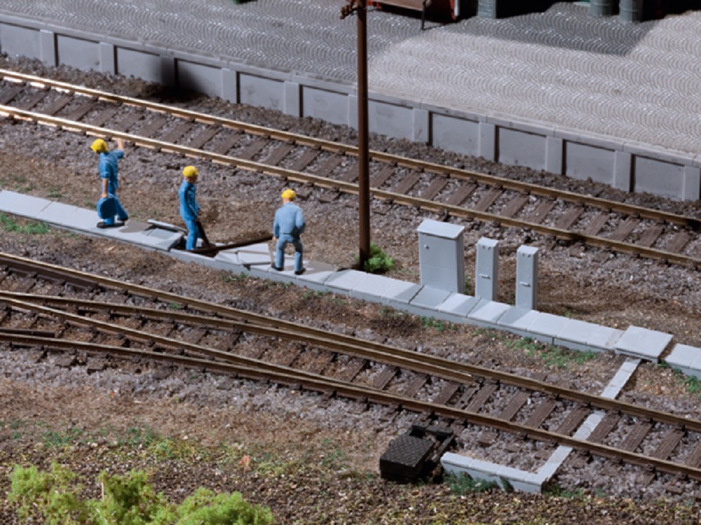 Auhagen 41620 Kabelkanäle, Schaltkästen H0 -1:87