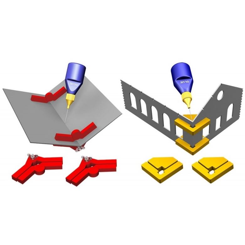 Proses PR-SS-05 Snap & Glue Winkelmagneten als Set - Neu - OVP