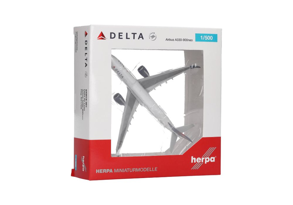 Herpa 533515-001 Delta Air Lines Airbus A330-900neo - N417DX 1:500
