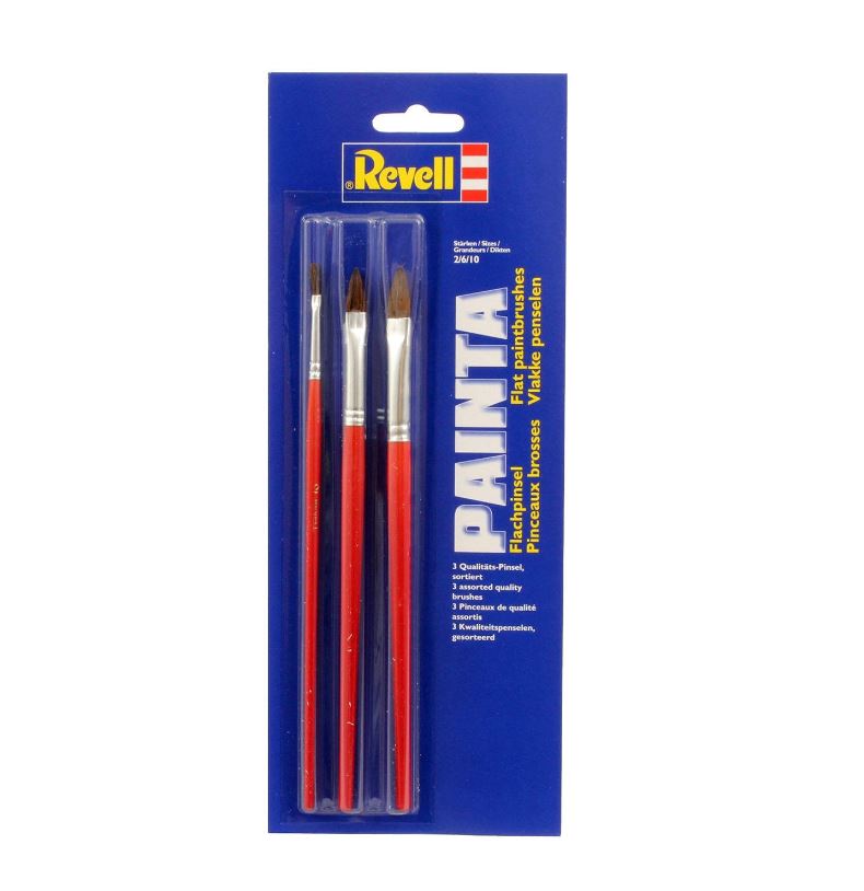 Revell 29610 Painta Flachpinsel Set Qualitätspinsel Neu OVP