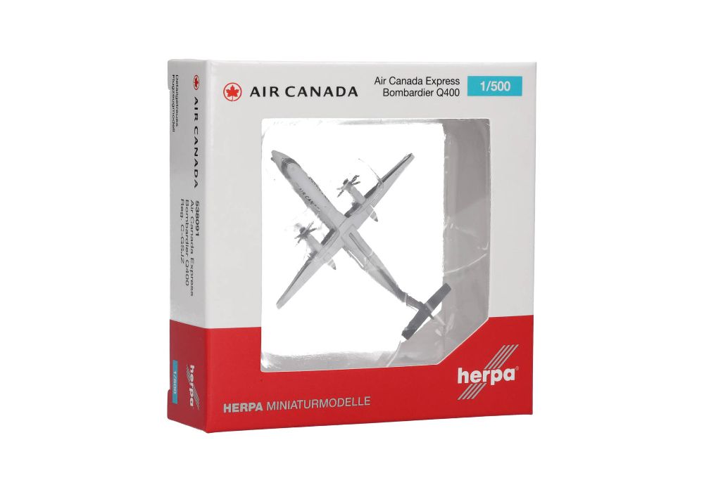 Herpa 538091 Air Canada Express Bombardier Q400 - C-GSJZ 1:500