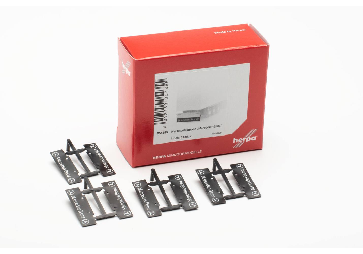 Herpa 054355 Zubehör Heckspritzlappen für Auflieger und LKW 1:87
