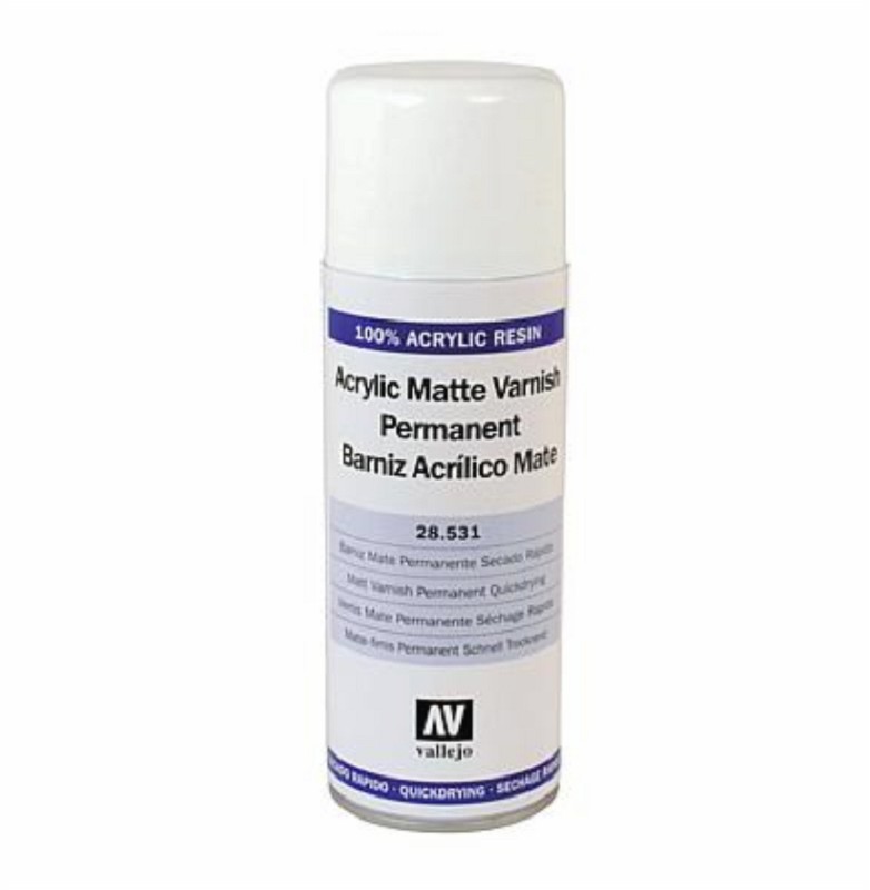 Vallejo 28531 Klarlack, matt, Sprühdose, 400 ml