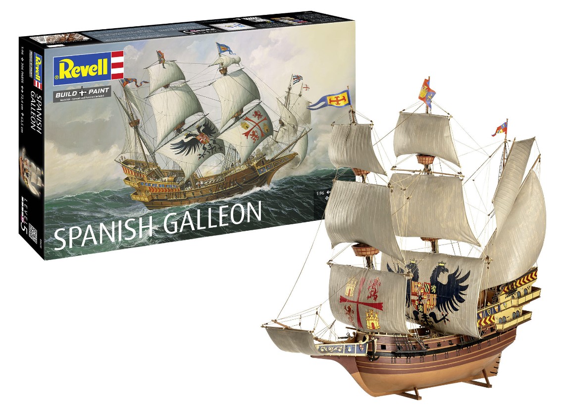 Revell 05620 Spanische Galleone 1:96 Modellbausatz Neu OVP