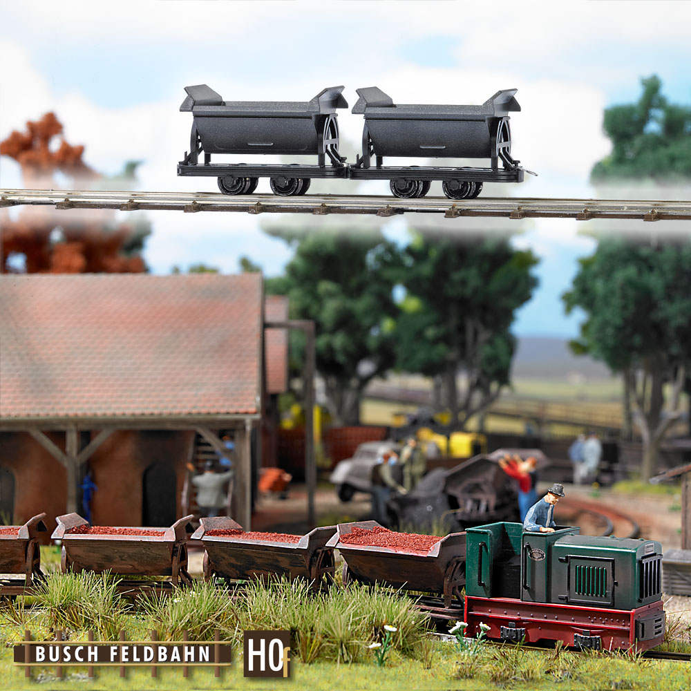 Busch 12200 Zwei Kipploren 1:87 Spur H0f Neu OVP