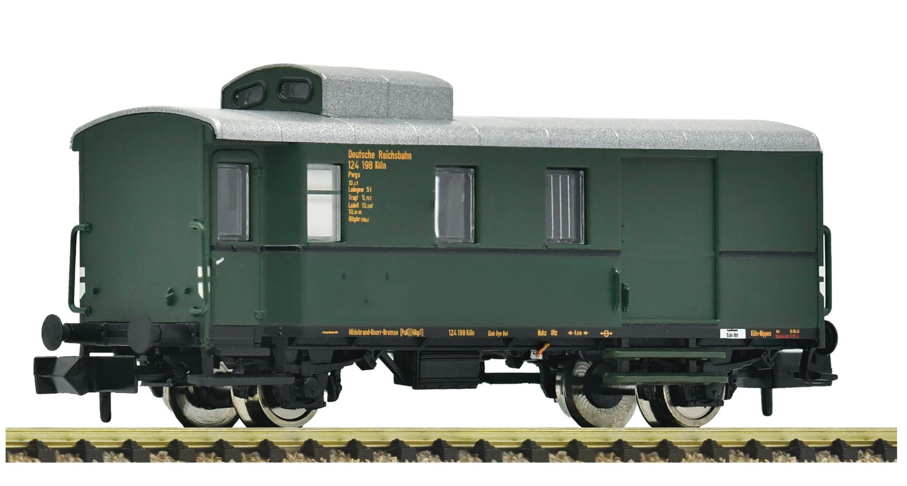 Fleischmann 6660082 Güterzuggepäckwagen DRB 1:160 Spur N DC Neu OVP